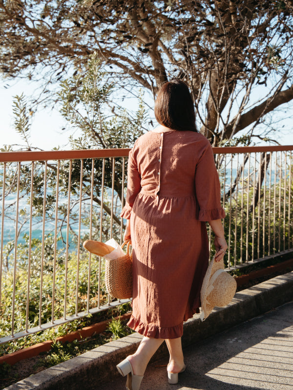 Sahari Dress - Ochre