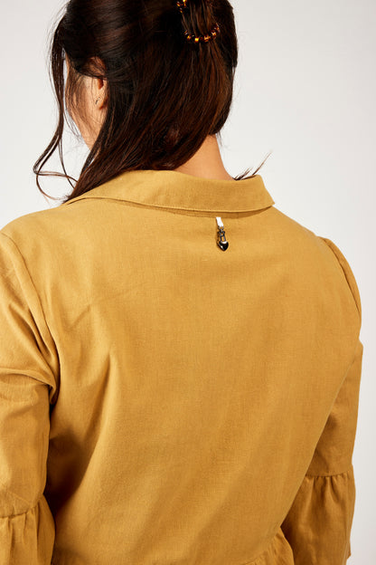 Calista Dress - Wheat