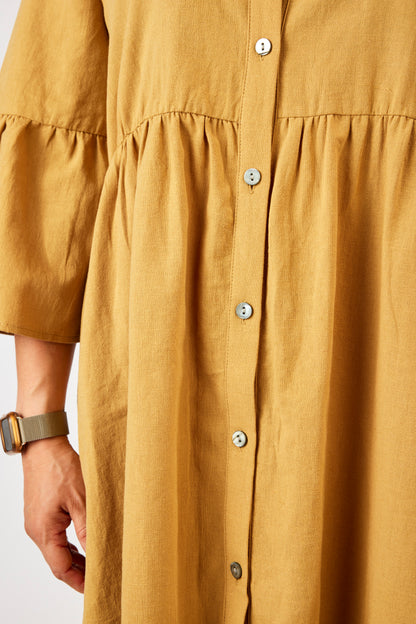 Calista Dress - Wheat