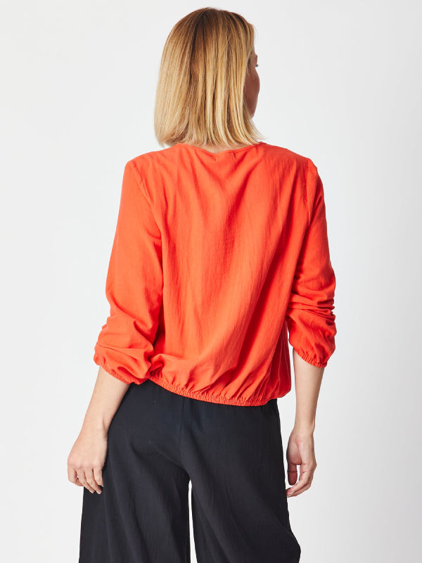 Bonita Upcycle Top - Paprika