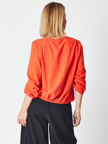 Bonita Upcycle Top - Paprika