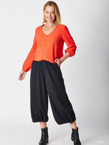 Bonita Upcycle Top - Paprika