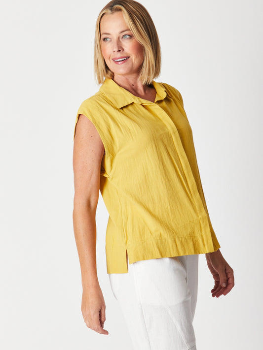 Iris Upcycle Core Shirt - Honey Citrine