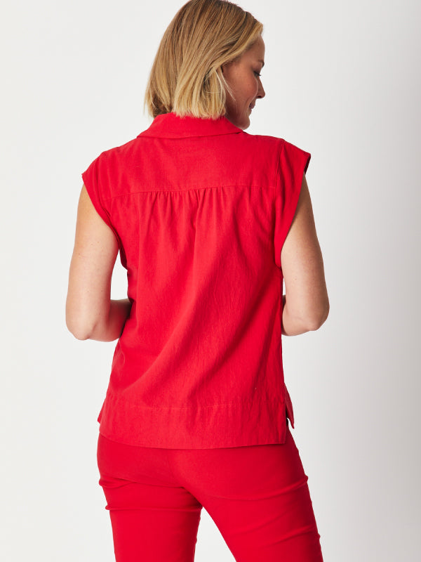 Iris Upcycle Core Shirt - Raspberry