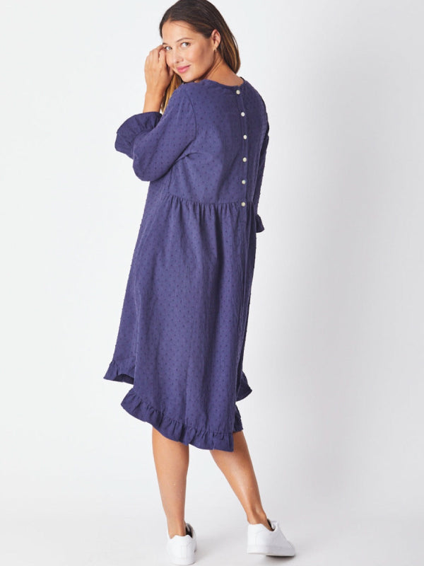 Sahari Dress - Navy