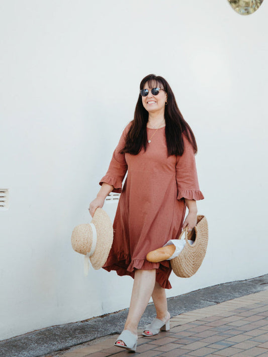 Sahari Dress - Ochre