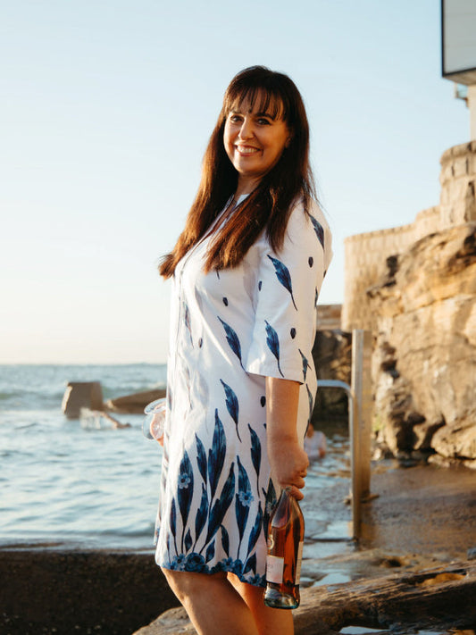 Gabi Swimwear Cover Up Dress - Breeze Blue