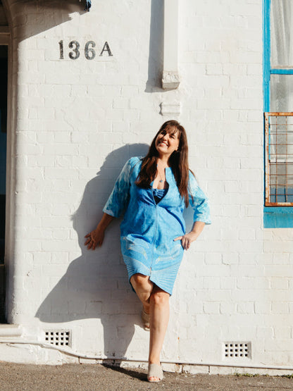 Gabi Swimwear Cover Up Dress - Ocean Waves